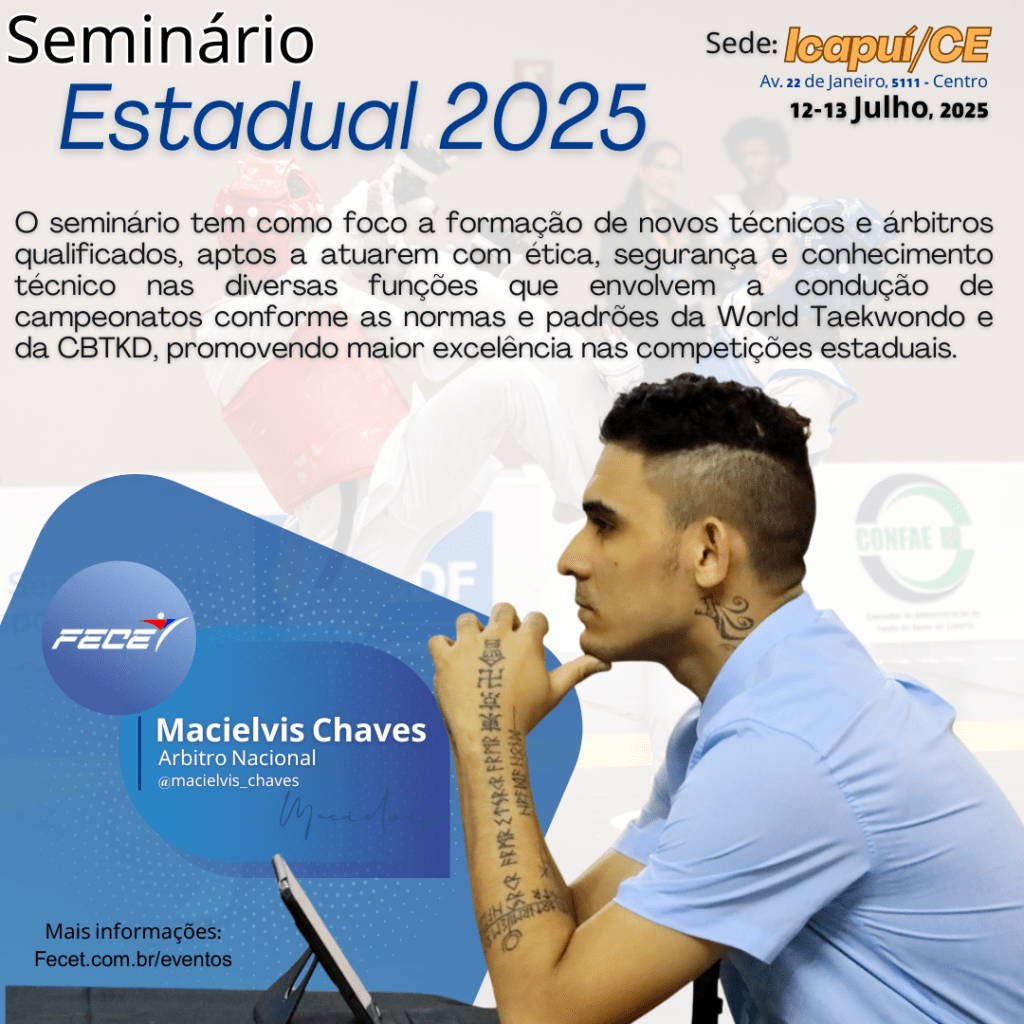 🥋 Seminário Estadual de Técnicos e Árbitros – FECET&nbsp;2025