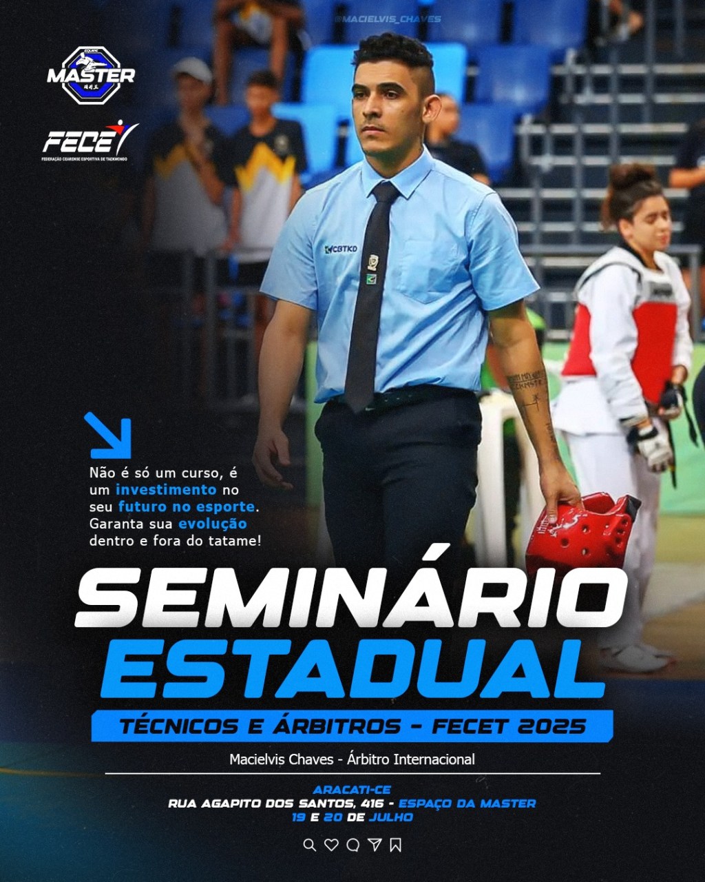 📣 Seminário Estadual de Técnicos e Árbitros – FECET&nbsp;2025