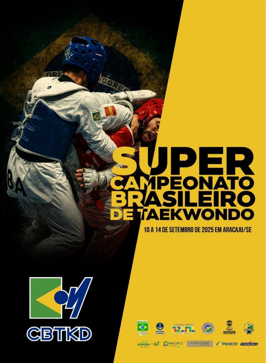 PRÉ-INSCRIÇÕES ABERTAS – SUPER CAMPEONATO BRASILEIRO DE TAEKWONDO 2025&nbsp;(KYORUGUI)
